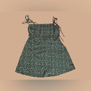 SHEIN Green Floral Mini Dress, size XL